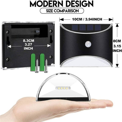 Wireless Outdoor Stair Lights with Motion Detector