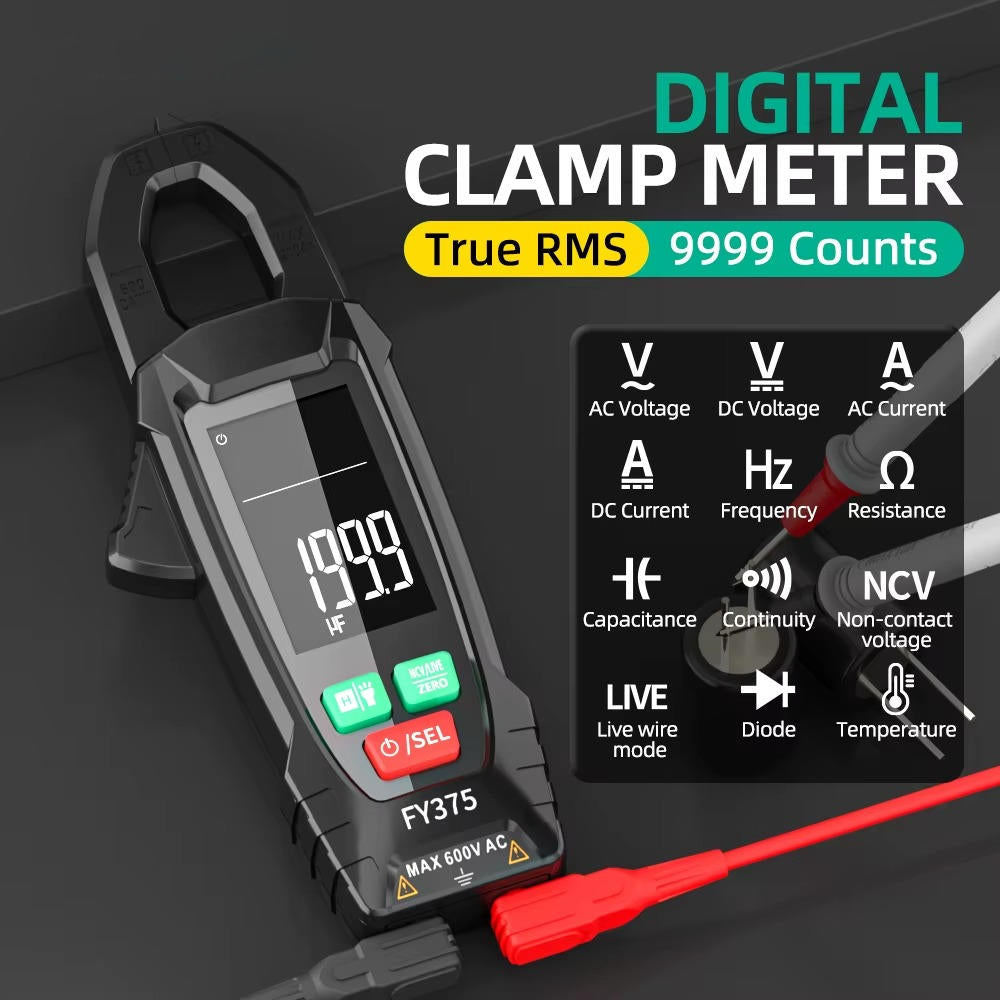 Digital AC DC Current Clamp Meter