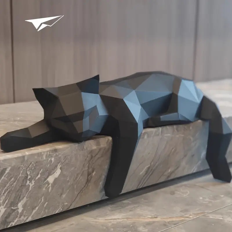 Adorable Kitty Decor Figurine - Halri
