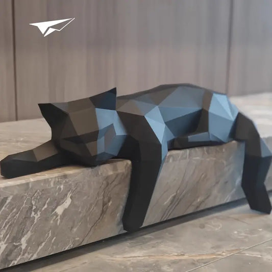Adorable Kitty Decor Figurine - Halri