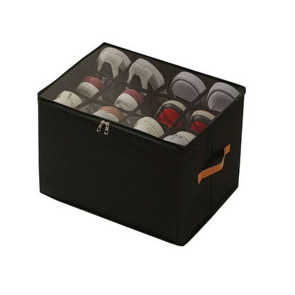 Folding Shoe Storage Box with Clear Top - Halri