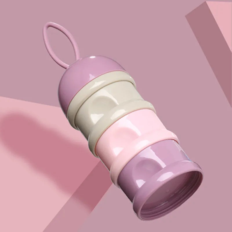 Baby Food Storage Container - Compact Milk Powder Dispenser