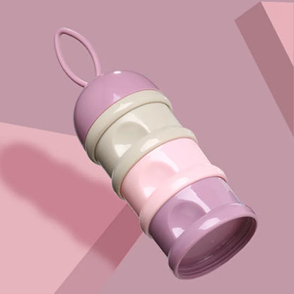 Baby Food Storage Container - Compact Milk Powder Dispenser