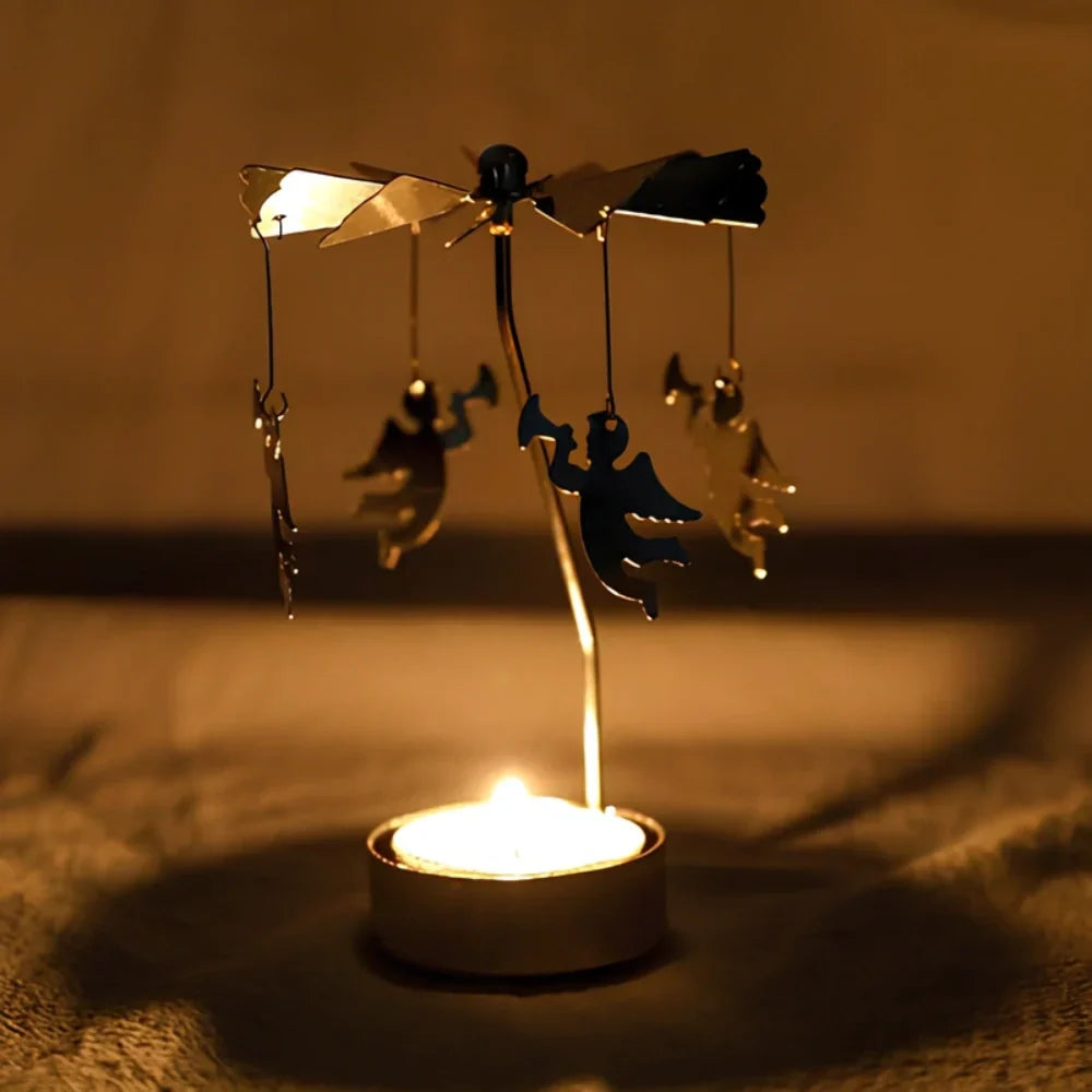 Rotating Candle Holder Display