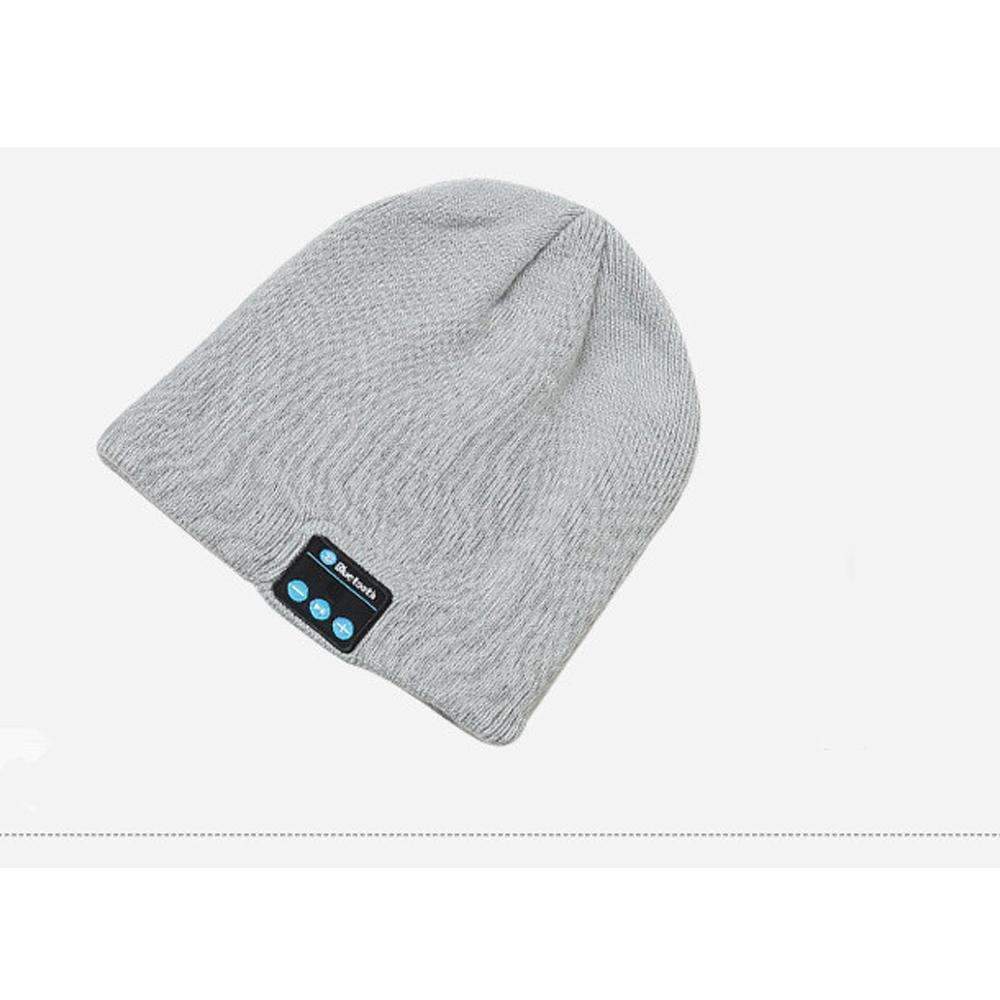Warm Beanie Hat with Bluetooth Earphones and Mic