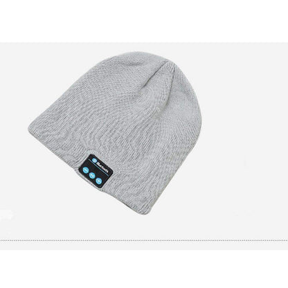 Warm Beanie Hat with Bluetooth Earphones and Mic