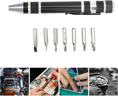 Portable 8-in-1 Multi Tool Pen