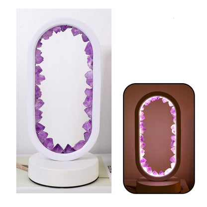 Purple Gemstone Soft Glow Table Light
