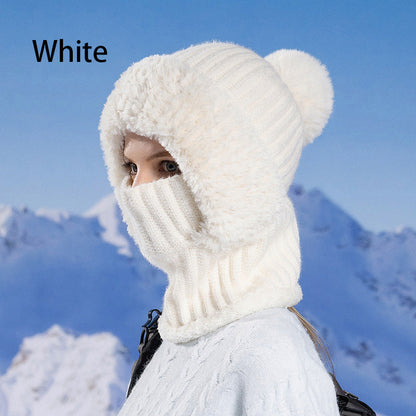 Warm FrostKnit Beanie Hat