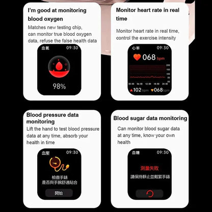 Easy Use Health Tracker Smartwatch