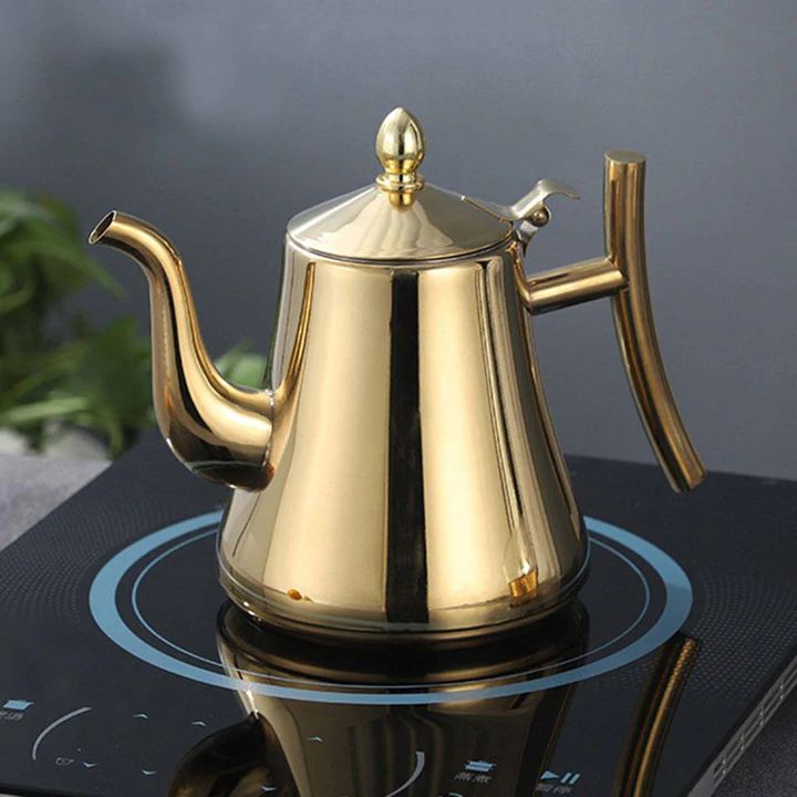 Modern Stainless Steel Tea Infuser Pot