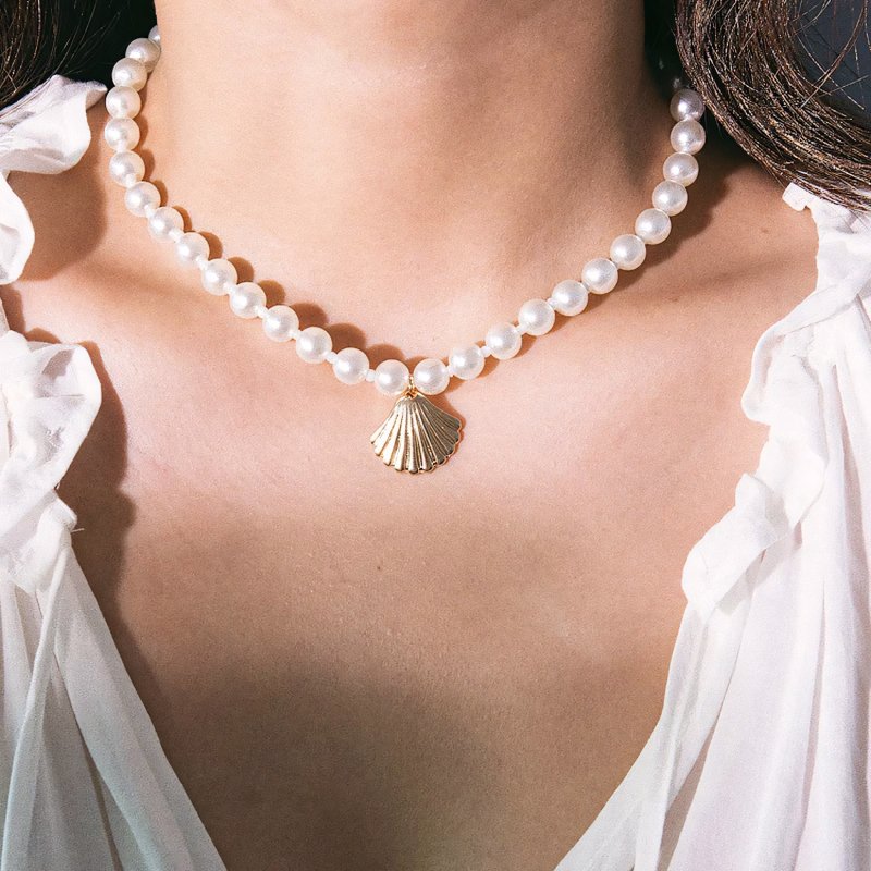 Beautiful Ocean Pearl Chain Necklace - Halri