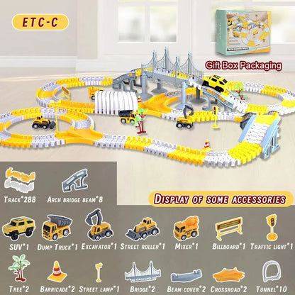 Racing Track Set with Speed Cars