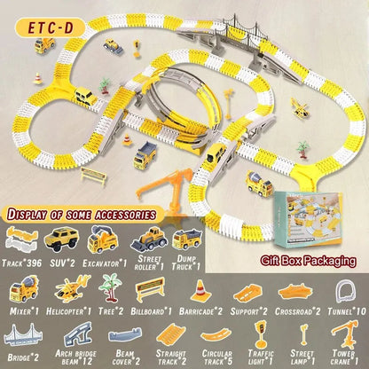 Racing Track Set with Speed Cars