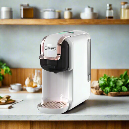 Compact Multi-Function Coffee Maker with Milk Frother