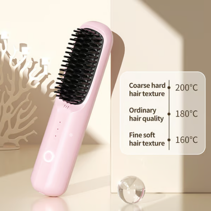 Effortless Hair Straightening Brush
