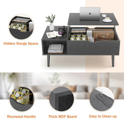 Rustic Storage Coffee Table