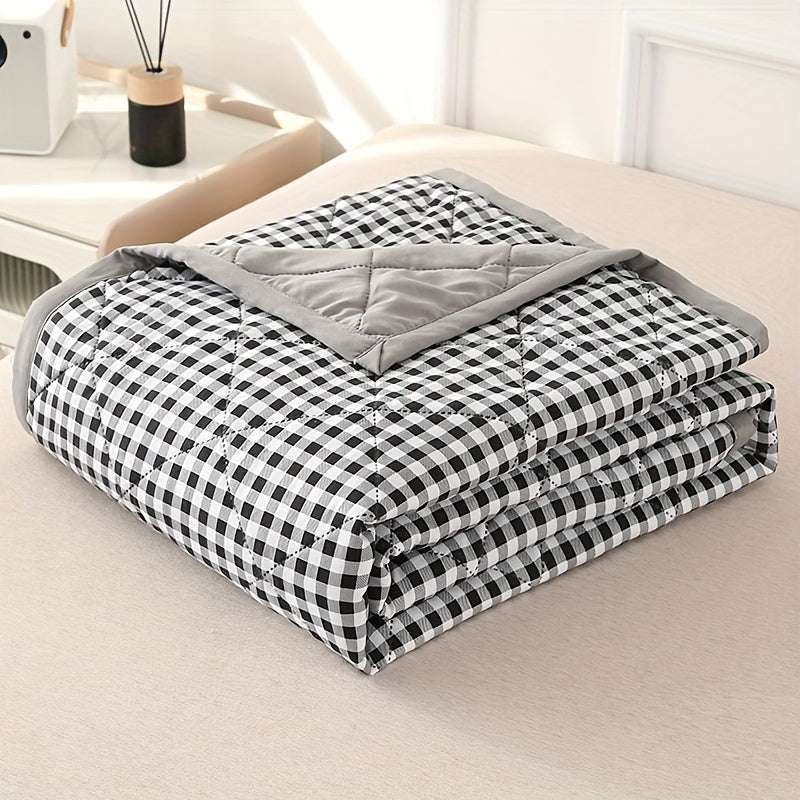 Halri | Classic Lightweight Plaid Throw Blanket for Summer Nights - Halri