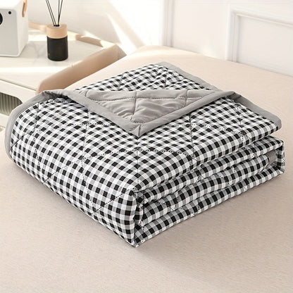 Halri | Classic Lightweight Plaid Throw Blanket for Summer Nights - Halri