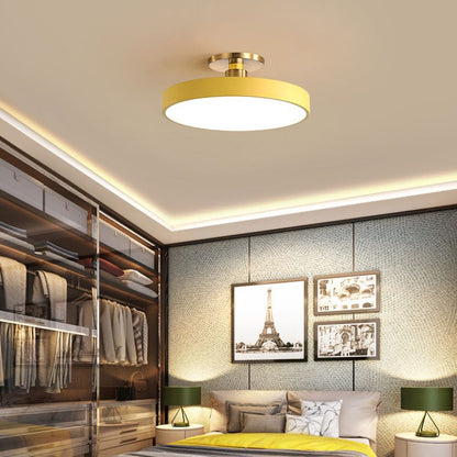Simple Round LED Ceiling Light Fixture