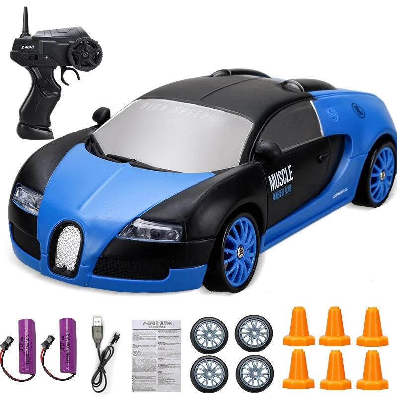 Fast RC Drift Car - Turbo Remote Control Racing Toy
