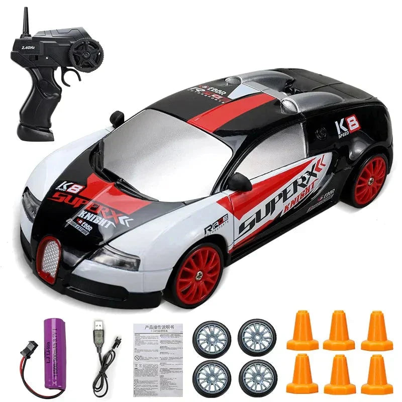 Fast RC Drift Car - Turbo Remote Control Racing Toy