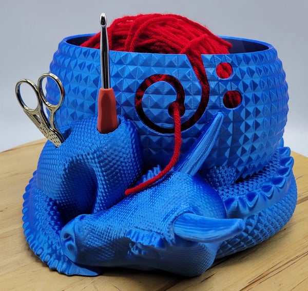 Big Mythical Dragon Nesting Yarn Bowl