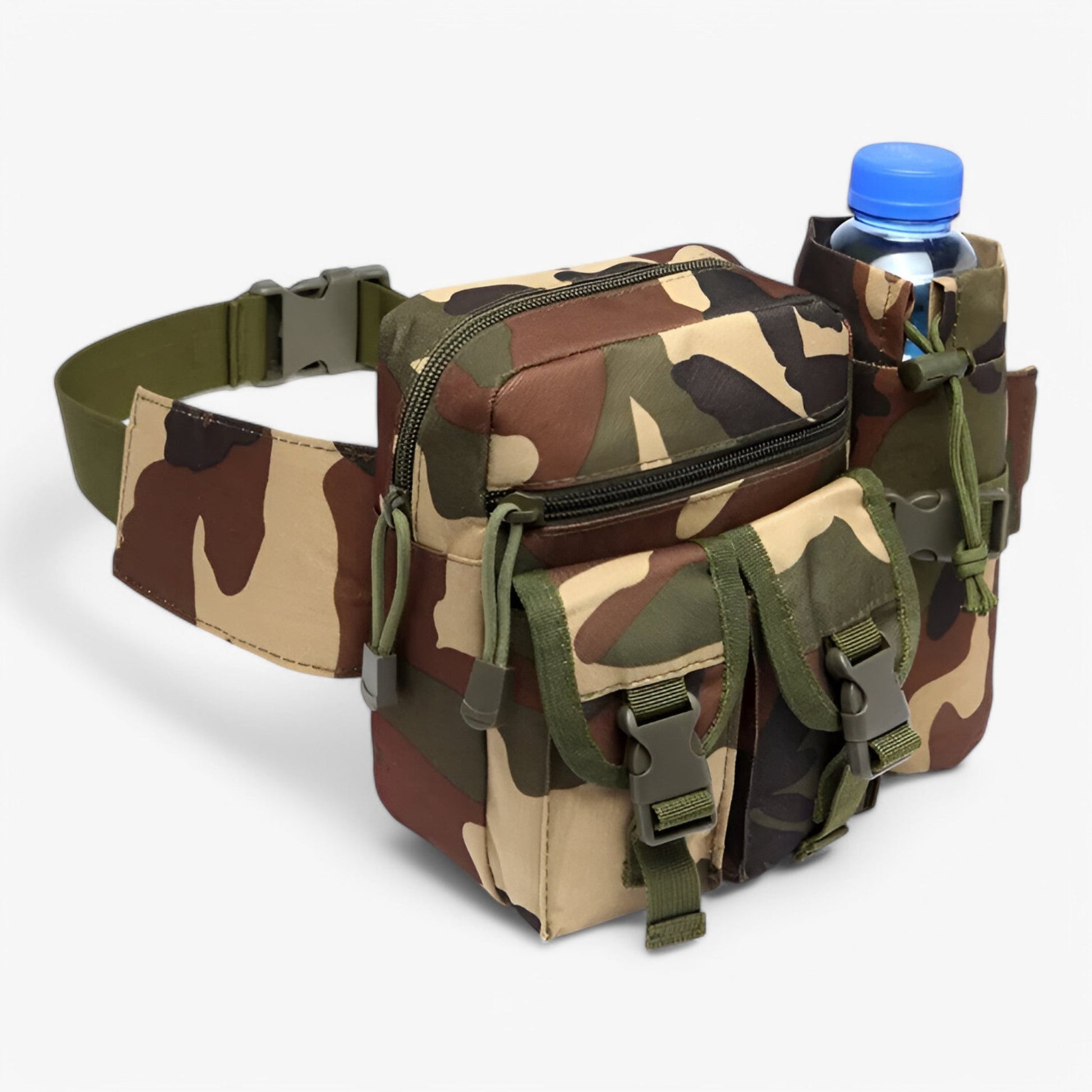 Insulated Water Bottle Pouch - Heavy Duty Outdoor Sling Bag - Halri