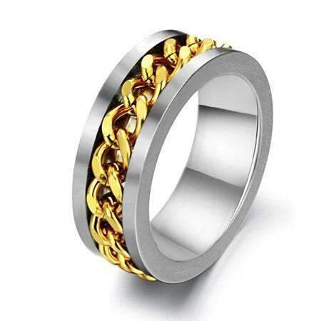 Anxiety Relief Fidget Spinner Ring