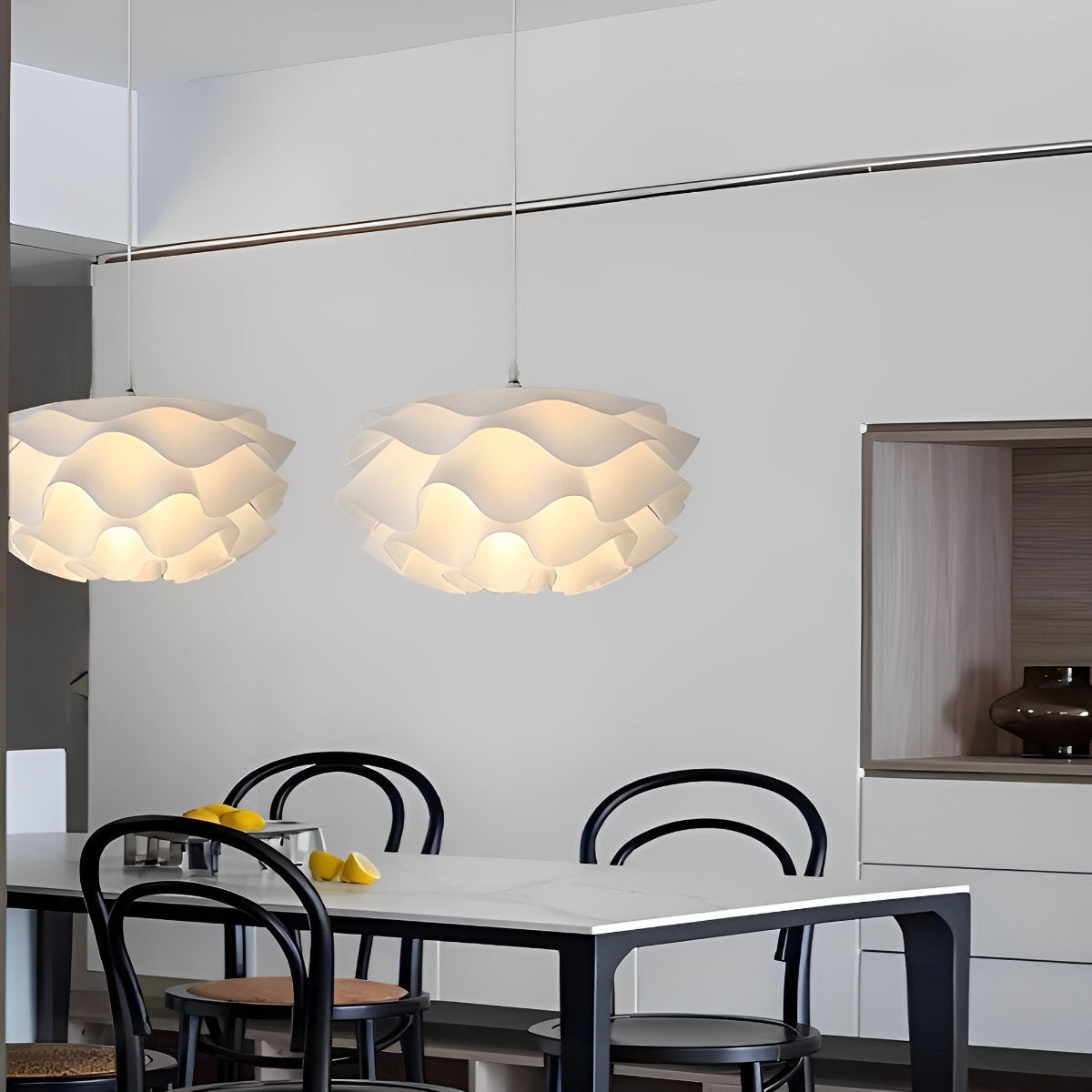 Petals Design 3-Level Dimmable LED Pendant Light