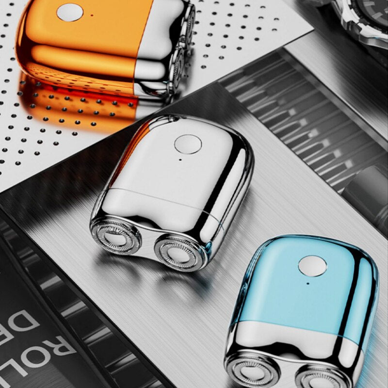 Compact Portable Men's Rechargeable Shaver