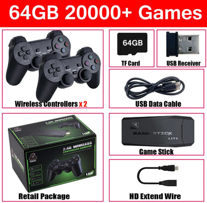 Classic Retro Game Console - 64GB HDMI TV Stick