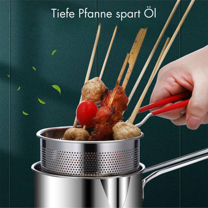 Efficient Space-Saving Deep Fryer Cooking Set