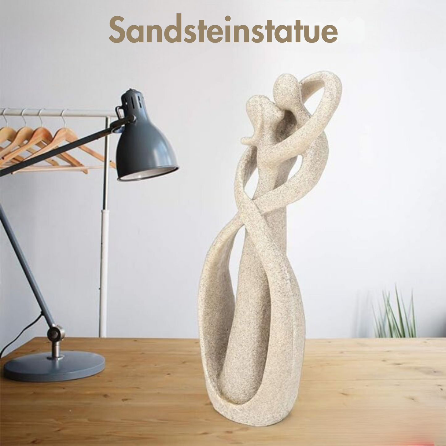 Lovely Modern Art Couple Figurine