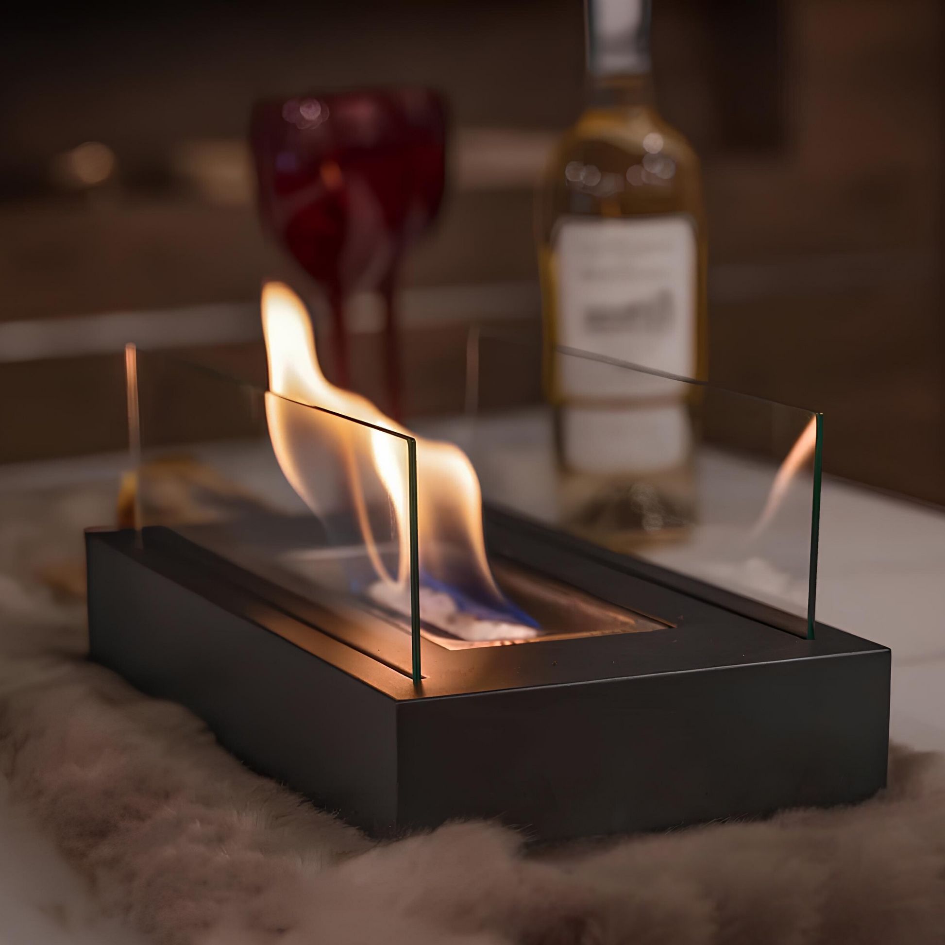 Realistic Flame Portable Table Lamp - Halri
