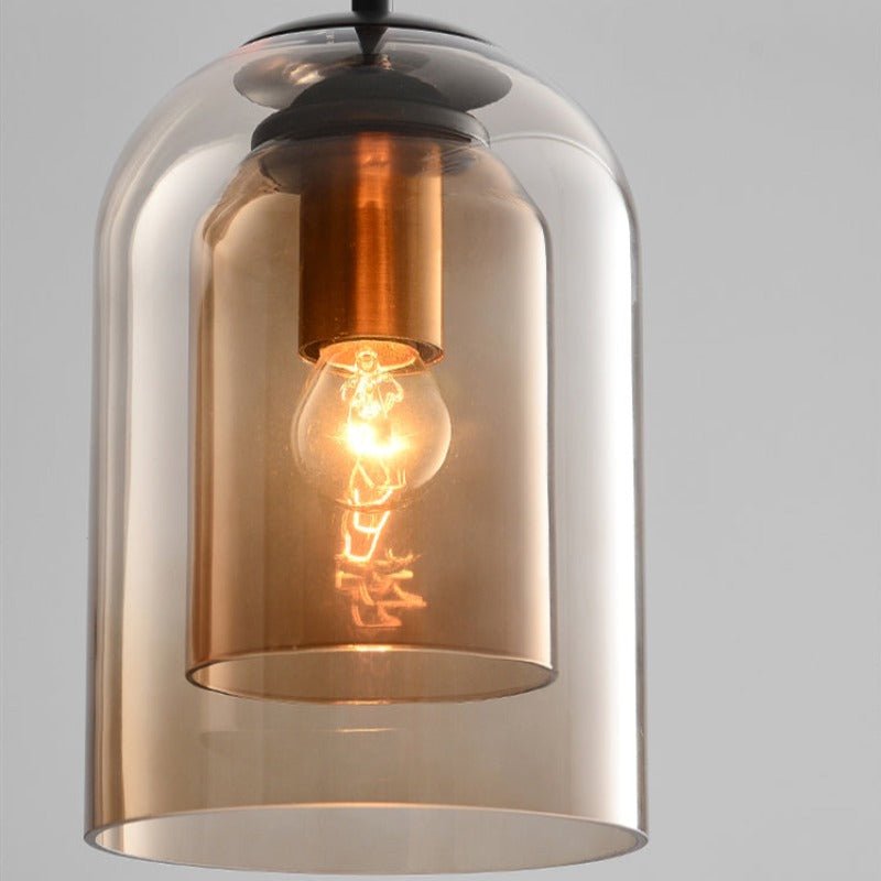 Clear Glass Drop Pendant Light – Sleek E27 Ceiling Fixture