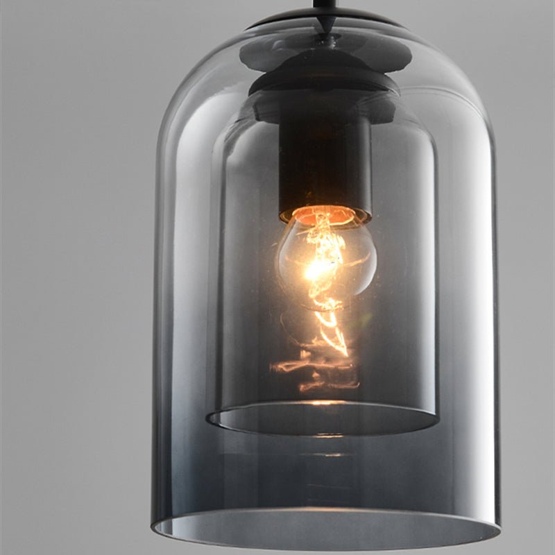 Clear Glass Drop Pendant Light – Sleek E27 Ceiling Fixture