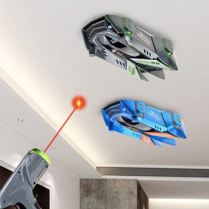 High Speed RC Wall Crawler Stunt Car with Laser Guide