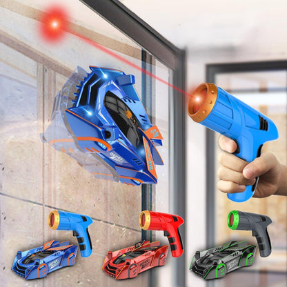 High Speed RC Wall Crawler Stunt Car with Laser Guide