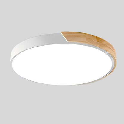 Simple Round LED Ceiling Fixture Slim Flush Mount