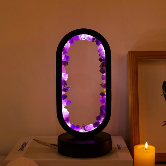 Purple Gemstone Table Lamp - Halri