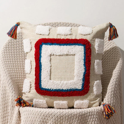 Colorful Bohemian Throw Pillow