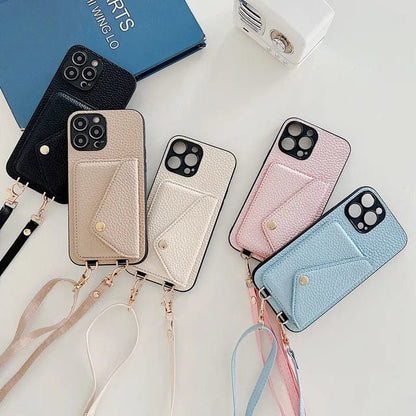 Stylish Leather Phone Purse Case