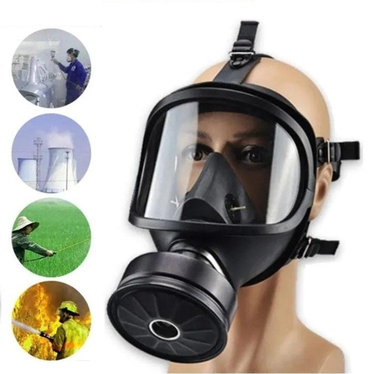 Advanced Full Face Gas Mask with Filter & Fog Proof Lens