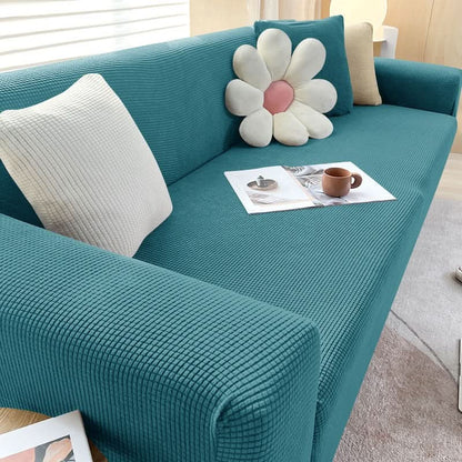 Elastic Sofa Slipcover for 3-Seater Couch