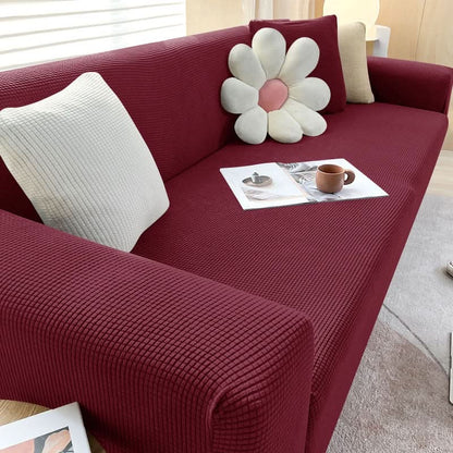 Elastic Sofa Slipcover for 3-Seater Couch