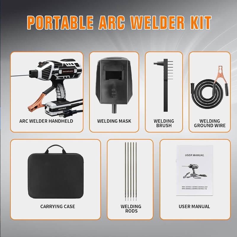 Portable Welding Set with 10 welding sticks for Home Repair