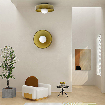 Sleek Circular LED Ceiling Lamp