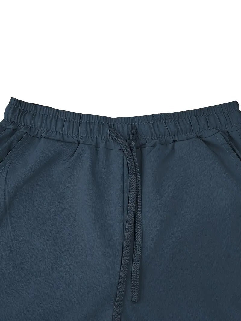 Relaxed Fit Cotton Trousers For Men