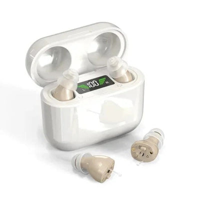 Rechargeable Hearing Aids with Clear Sound Amplification - Halri